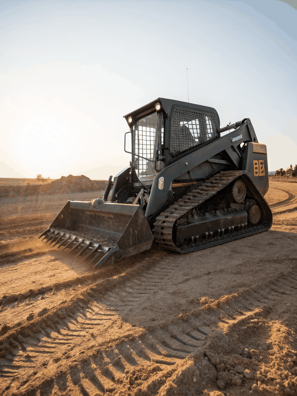 Forestry mulcher in operation