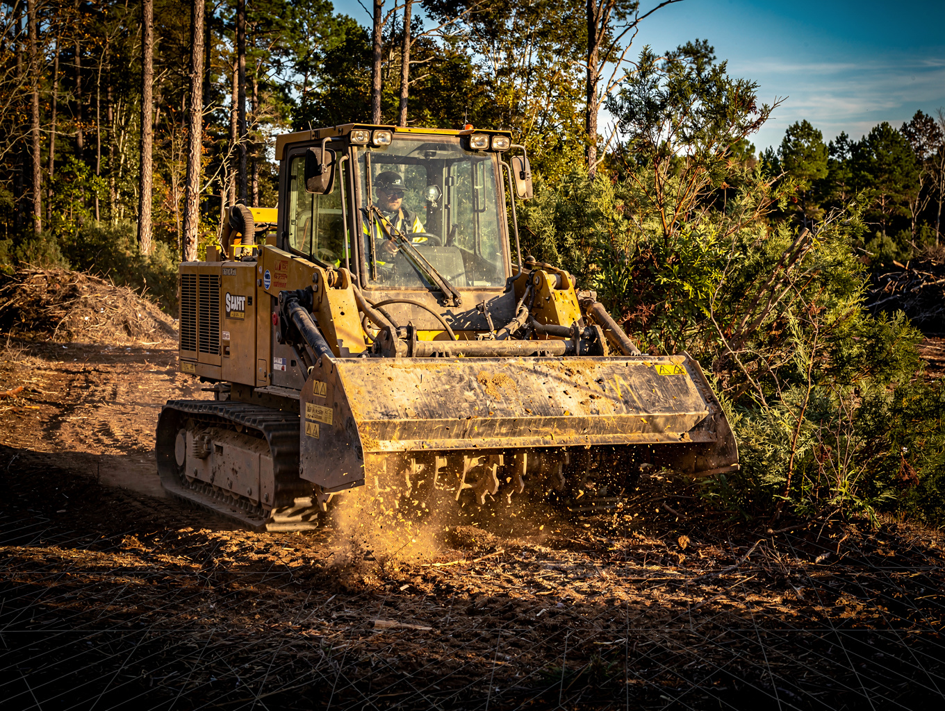 Professional forestry mulching and land management